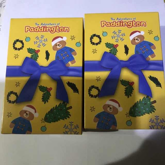 McDonalds SANTA HAT toy Xmas Paddington bear 2023  X 2 + Happy Meal Box