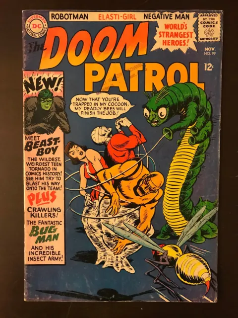 Doom Patrol #99 1965 First Printing DC Comic Book. 1st Beast Boy Teen Titans
