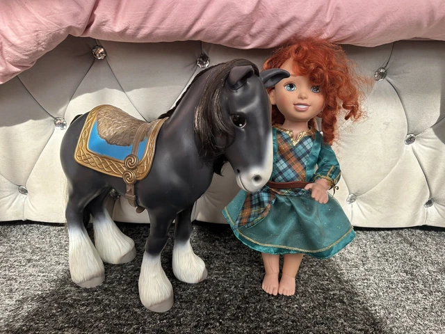 DISNEY STORE BRAVE Merida Doll & Angus Horse Toy Bundle £50.00 ...