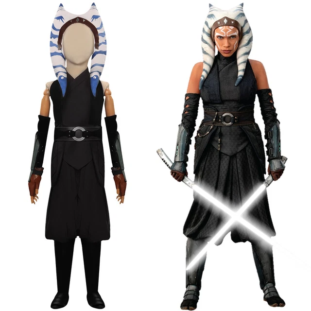 KID MANDALORIAN AHSOKA Tano Cosplay Costume Outfits Halloween Party