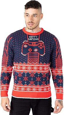 NOROZE Gaming Jumpers Unisex Christmas Gamer Retro Sweater 9-10 years