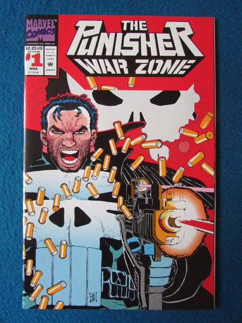 THE PUNISHER WAR ZONE Marvel Comic Issue 1 - March 1992 DIE CUT COVER