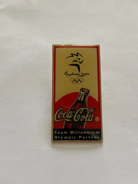 Olympic Games Collectable Sydney 2000 Australia Coca Cola Team Millennium Pin
