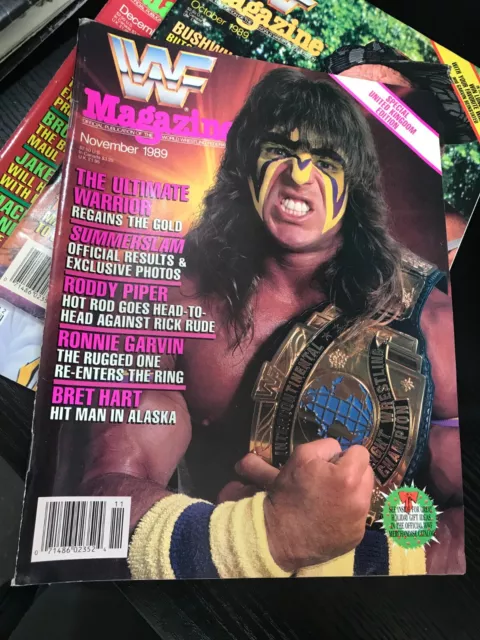 WWF WWE Magazine NOVEMBER 1989 The Ultimate Warrior - SummerSlam Results