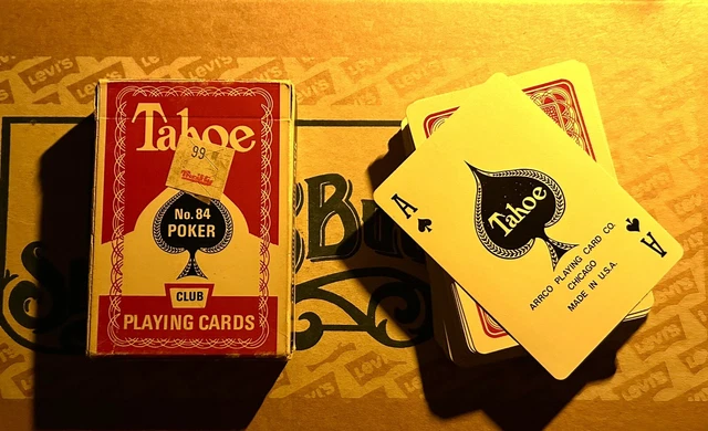 Vintage playing cards Tahoe No. 84 Original (Not Fake) Highly Collectible & Rare Vintage playing cards Tahoe No. 84 Original (Not Fake) Highly Collectible & Rare