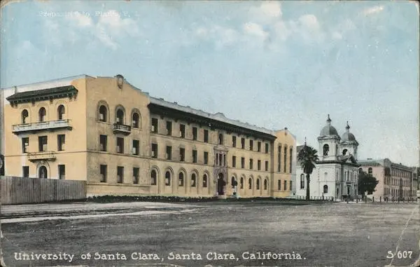 University of Santa Clara,CA California Pacific Novelty Co. Postcard Vintage