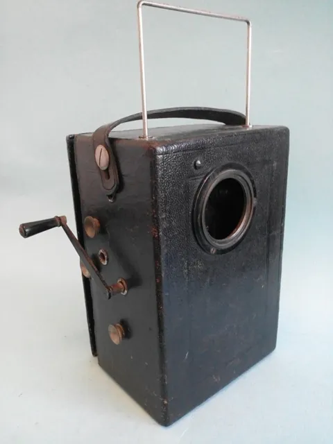 Cinoscopio, manivela manual, proyector de cámara de cine de película de 35 mm. 1923. Solo cuerpo.