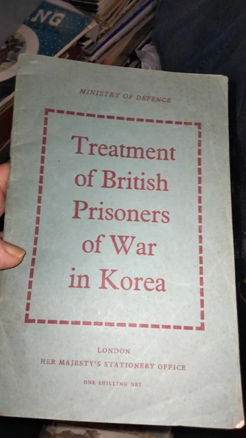 KOREAN WAR BOOK treatment of british prisoners 1955 £20.00 - PicClick UK