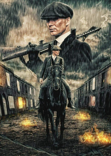 SALE UK ,  Peaky Blinders  Diamond Painting Kit, FULL DRILL, Square Diamonds ,