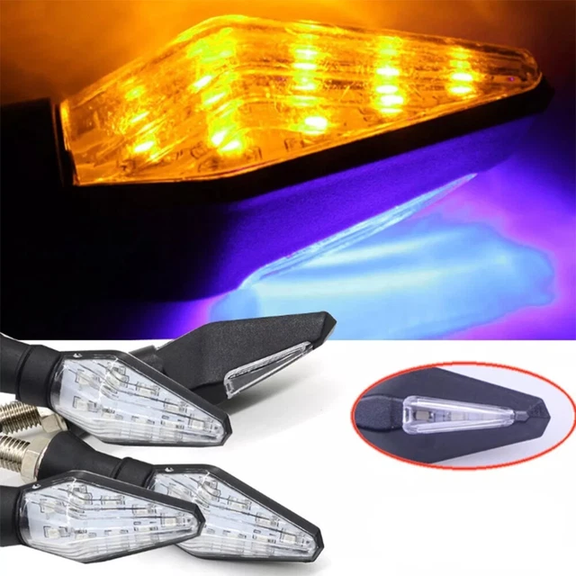 Clignotants Moto LED 12V Universels – Mini Feux Séquentiels En Alliage D'aluminium, étanches IP67, Pour Moto, Scooter, Quad - 6