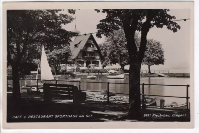 AK  A-  Vorarlberg  Bregenz am Bodensee ,  Restaurant Sporthaus am See   alt !!