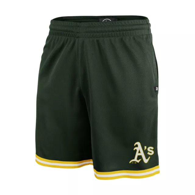 MLB Baseball Oakland Athletics A's Shorts Back Court Grafton grün Hose Short