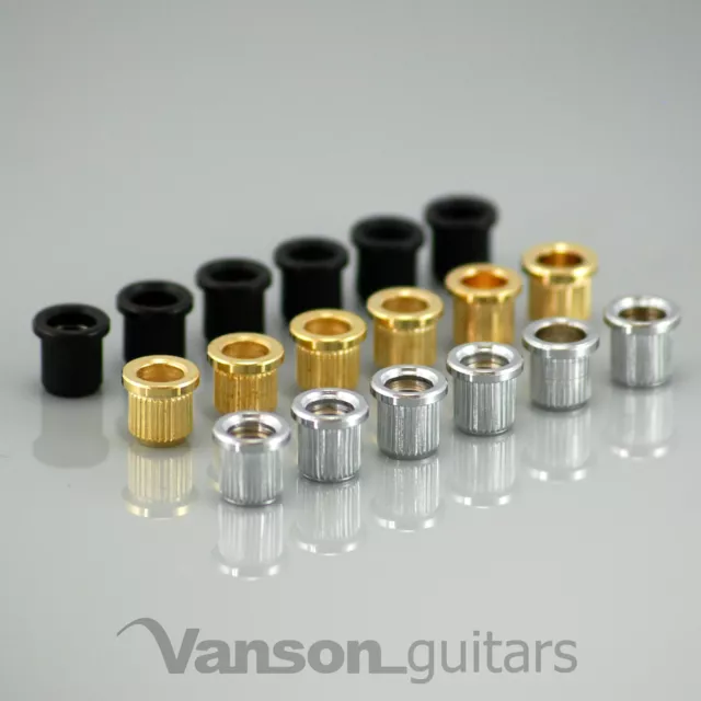 6 NEW High Quality VANSON Vintage Guitar String Ferrules for Telecaster Tele etc