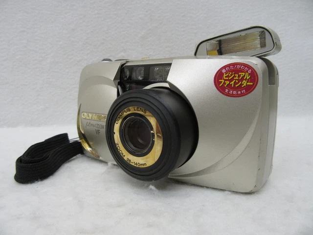 (Near MINT) Olympus μ mju Zoom 140 VF Point & Shoot 35mm Film Camera from Japan