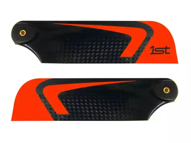 1st Tail Blades CFK 105mm CP - (Orange) 1stB105CP-O