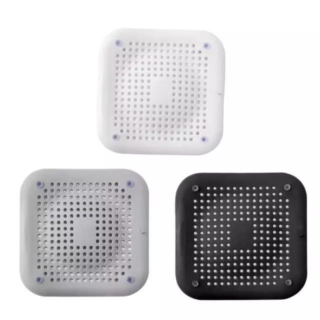 Hair Blocking Strainer Drain Hole Protector Suction Cup Durable for Laundry,