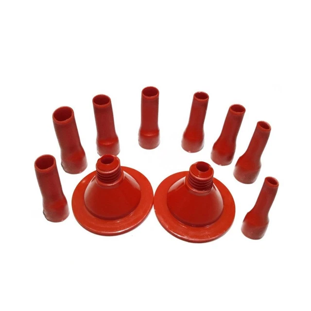 Ugello multi-dimensioni Caulk bocca piatta piegata salsiccia pistola accaulking punte pistola caulking