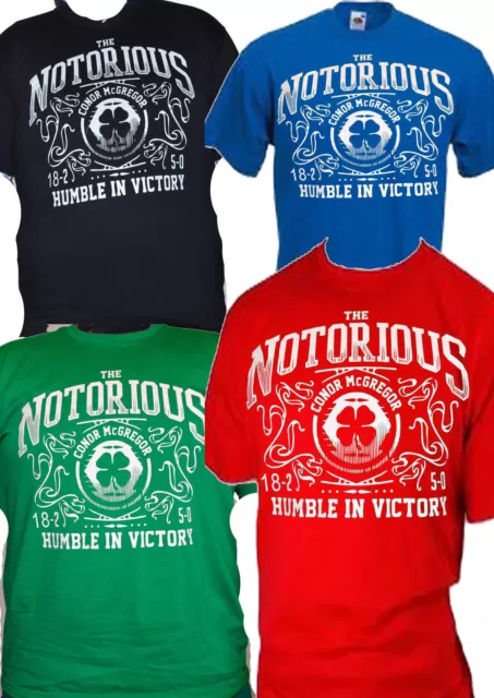Conor Mcgregor Top T-Shirt boxing mens xmas ufc mma martial arts fighting irish