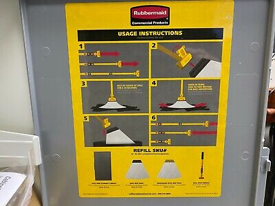 Rubbermaid Spill Mop Storage Cabinet Handle Pads Hardware