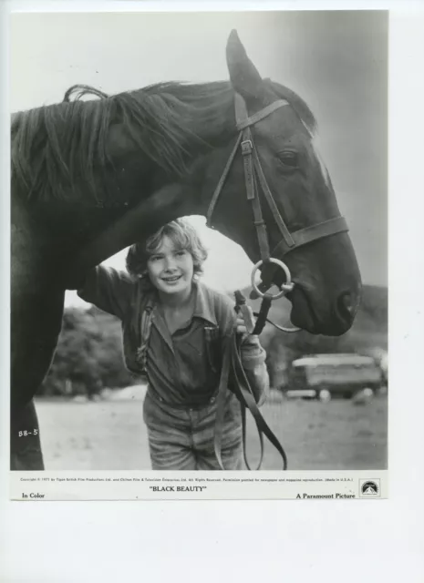 8 X 10 Foto Inglese Child Actor Mark Lester IN Nero Beauty