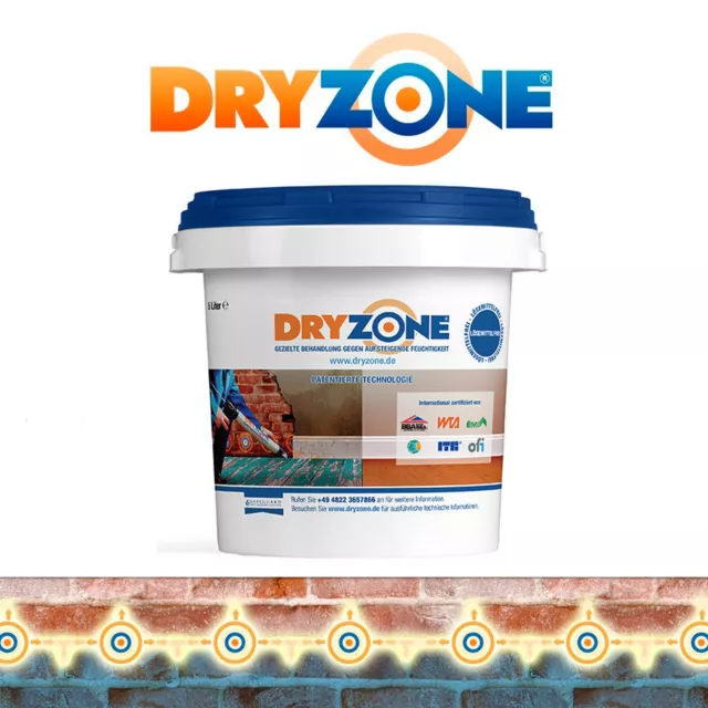 5 L Dryzone Injektionscreme - Horizontalsperre gegen aufsteigende Feuchtigkeit