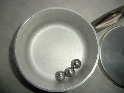 Wolfsiffer´s Pulver-Misch-Dose rund komplett mit 3 Kugeln aus Aluminium 3