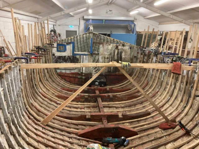 wooden boat project 22 ft Great Yarmouth Shrimper