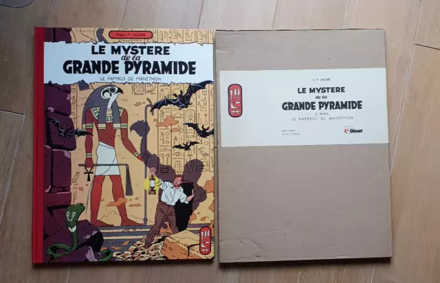 JACOBS  BLAKE et MORTIMER MYSTERE DE LA GRANDE PYRAMIDE édition BLUE CIRCLE 1984