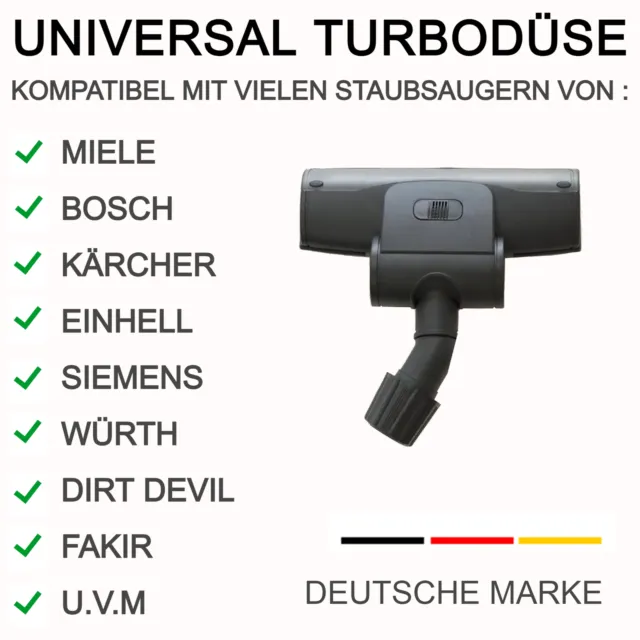 Turbodüse 32mm für DN32 Kärcher 6.906-211.0 FAK302 6.907–467.0 Staubsauger