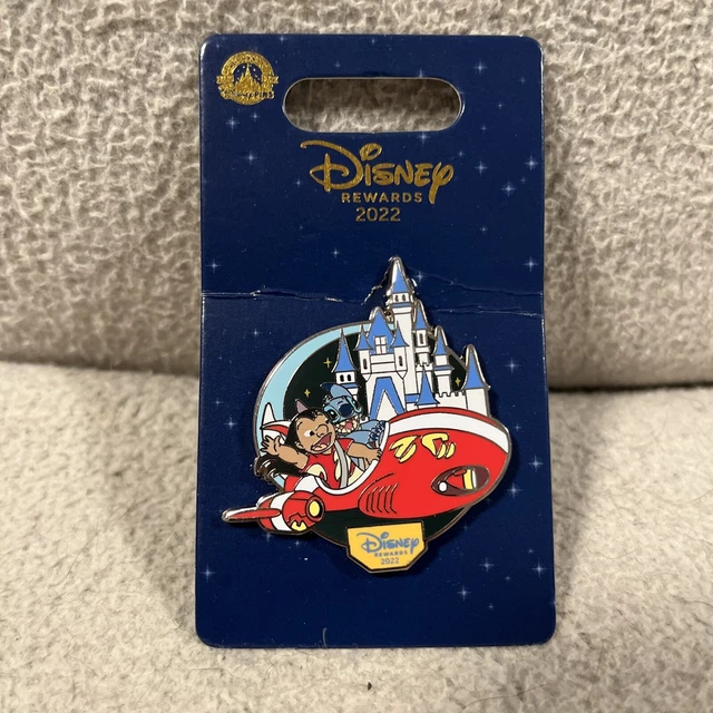 DISNEY REWARDS CHASE Visa 2022 SPACE SPEEDER Lilo Stitch Castle Trading