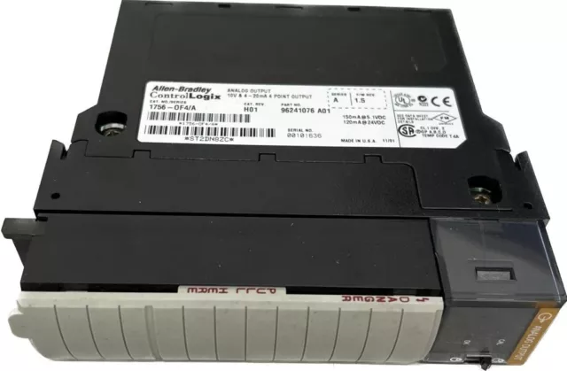 Allen Bradley 1756-0F4/A Serie A CAT. REV. H01 modulo uscita analogico