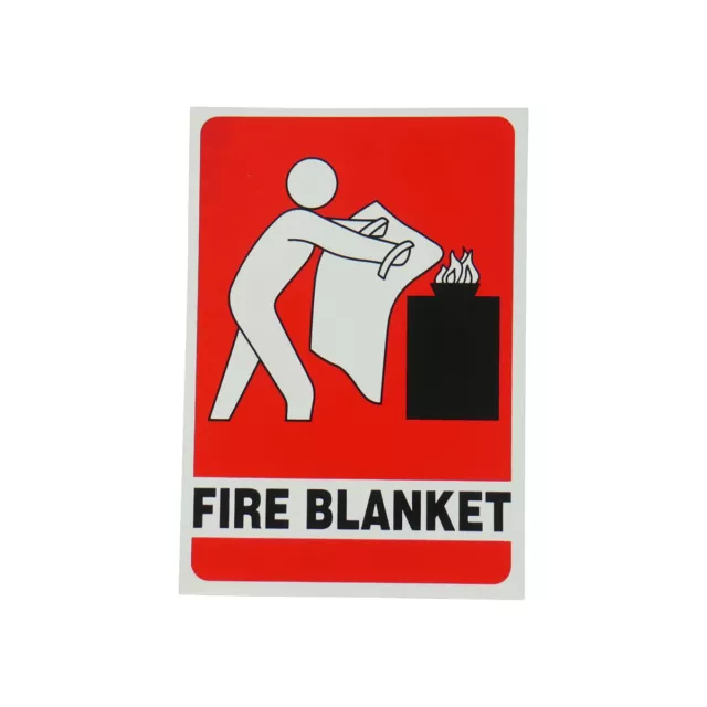 Fire Blanket Location Sign | 4WD | Home & Garage | Boat | Caravan