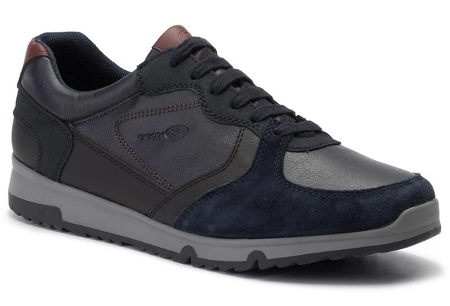 Célula somatica El cielo Escrutinio GEOX SP WILMER U943XA scarpe uomo sneakers pelle camoscio stringhe casual  blu EUR 76,00 - PicClick IT