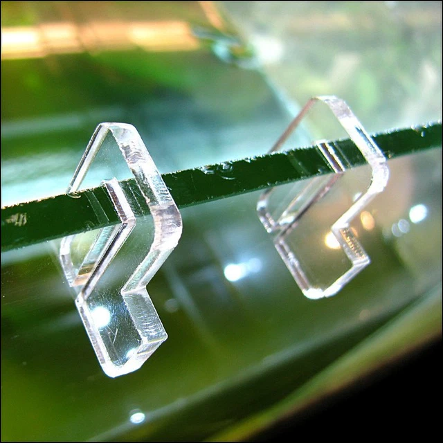 Aquarium Tank Glass Cover Acrylic Clip Holder 10 pcs in set!!