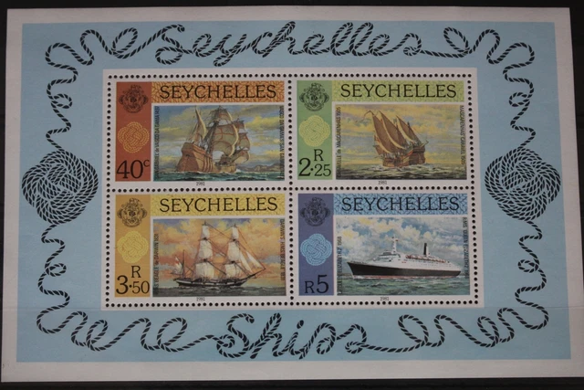 Seychellen Block 16 mit 474-477 postfrisch #VL429