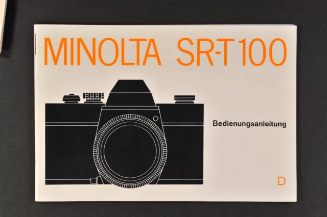 Minolta SR-T 100 manuale d'uso