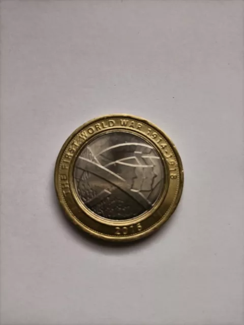 first world war 2 pound coin minting error