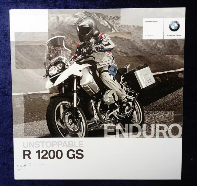 BMW Motorrad R 1200 GS Prospekt 2009, 8 Seiten