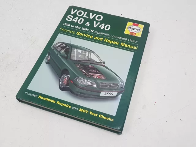 Volvo V40 S40 1996-2004 Haynes Service Repair Manual