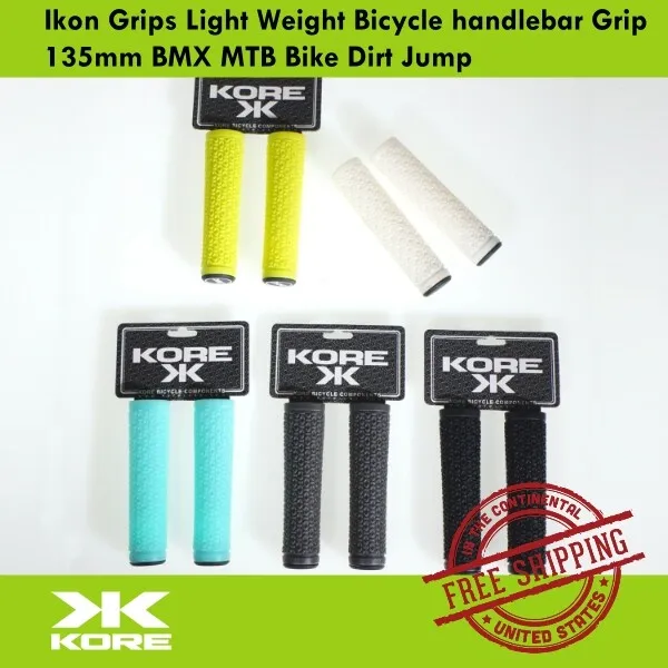 Kore Ikon Grips Light Weight Bicycle handlebar Grip 135mm BMX MTB Bike Dirt Jump