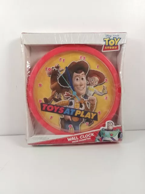 DISNEY TOY STORY Quartz Round 12" Home Kids Wall Gift Decor Wall Clock -