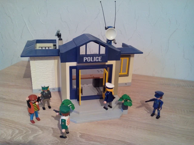 Prigione Stazione Playmobil Polizia Gru Playmobil Gioco Prigione E