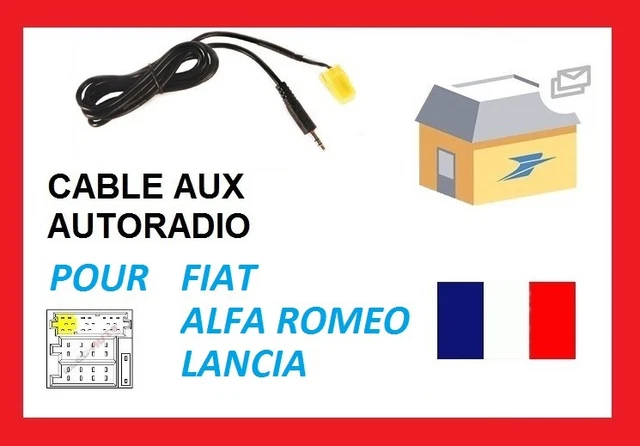 Câble Adaptateur 32 Pin Vers 3.5mm Pour Autoradio - Connexion MP3/iPod - Marque Maxxcount - Neuf