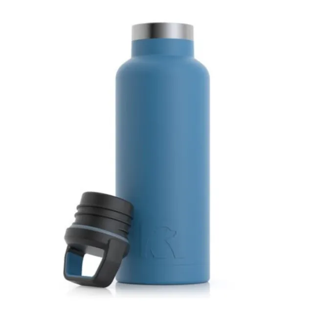 RTIC 16oz Stainless Steel Vacuum Insulated Sport Water Bottle - Matte Slate Blue