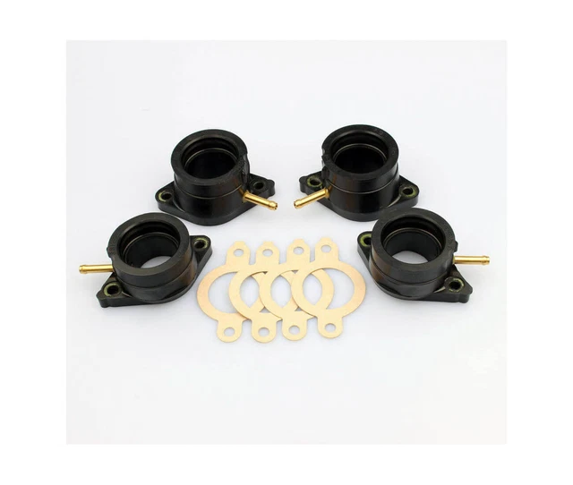 Kit 4 Pipes D'Admission (Collecteur) Yamaha XJ 600 N 1994-2003 - Réf. CHY-39 / 4BR-13598-00 - Neuf, Fabriqué Au Japon