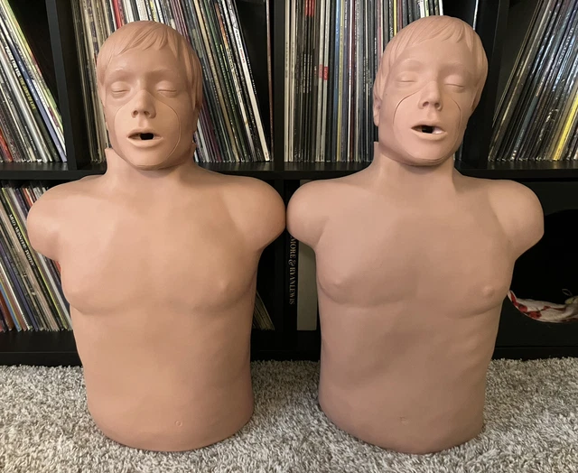 (2) Adult Manikin Torso Cpr Nursing Emt Training Simulaids Medical Dummy