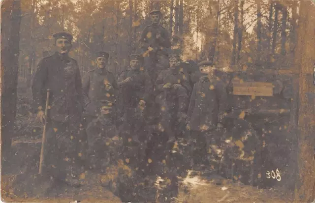 Cpa War Photo Card With Military See Back (Other