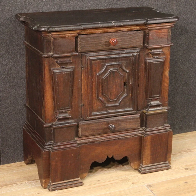 Furniture IN Antique Style Louis XIV Bedside Table Vintage Cabinet 900 Years 50'
