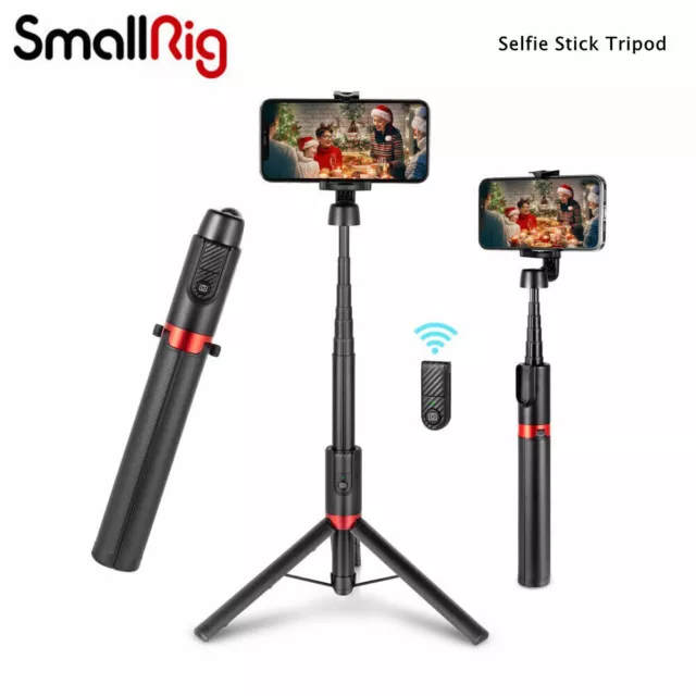 SmallRig 52 pouces Selfie Stick Fun trépied Bluetooth support de trépied à...