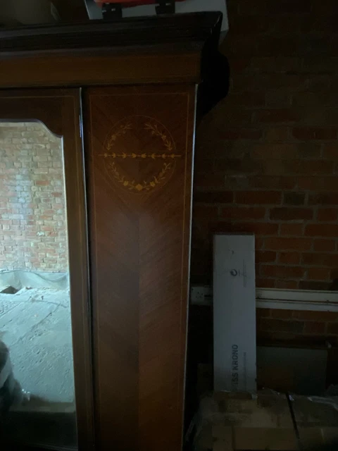 antique mahogany wardrobe 2